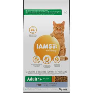 Iams 3kg Adult met Tonijn  for Vitality Kattenvoer