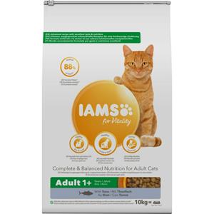 Iams 10% korting!  Vitality droogvoer - Adult met Tonijn (10 kg)