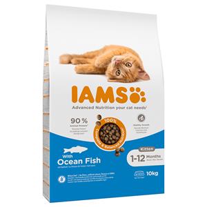 Iams Kitten kattenvoer met zeevis 10 kg
