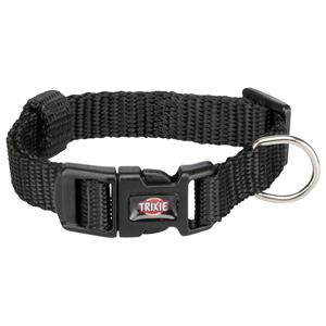 Trixie Premium Halsband XS-S: 22-35 cm/10 mm Zwart