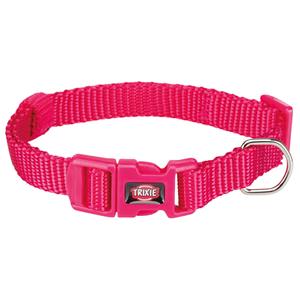 TRIXIE Premium Halsband, Fuchsia, 15 - 25cm, halsomvang B 10mm