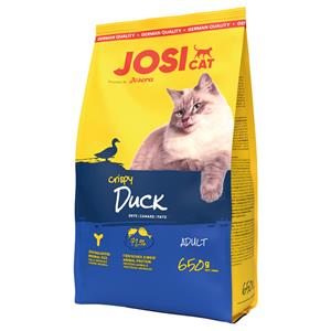 2x650g Josera JosiCat Crispy Duck droogvoer voor katten