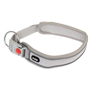 TIAKI Halsband Soft & Safe, grijs - Maat M: 45 - 55 cm Halsomvang, B 40 mm