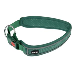 TIAKI Halsband Soft & Safe, groen - Maat S: 35 - 45 cm Halsomvang, B 40 mm