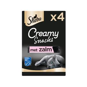 Sheba Creamy Snacks - 8 x 12g - Zalm