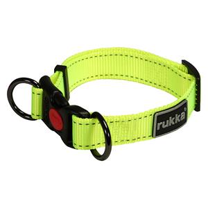 Rukka Pets Rukka Bliss Neon Halsband, geel XS Hond