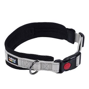 Rukka Pets Rukka Bliss Eco Halsband, grijs maat M hond