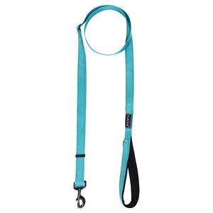 Rukka Pets Rukka Bliss Riem, turquoise S: 125 - 200 cm lang, 10 mm breed hond