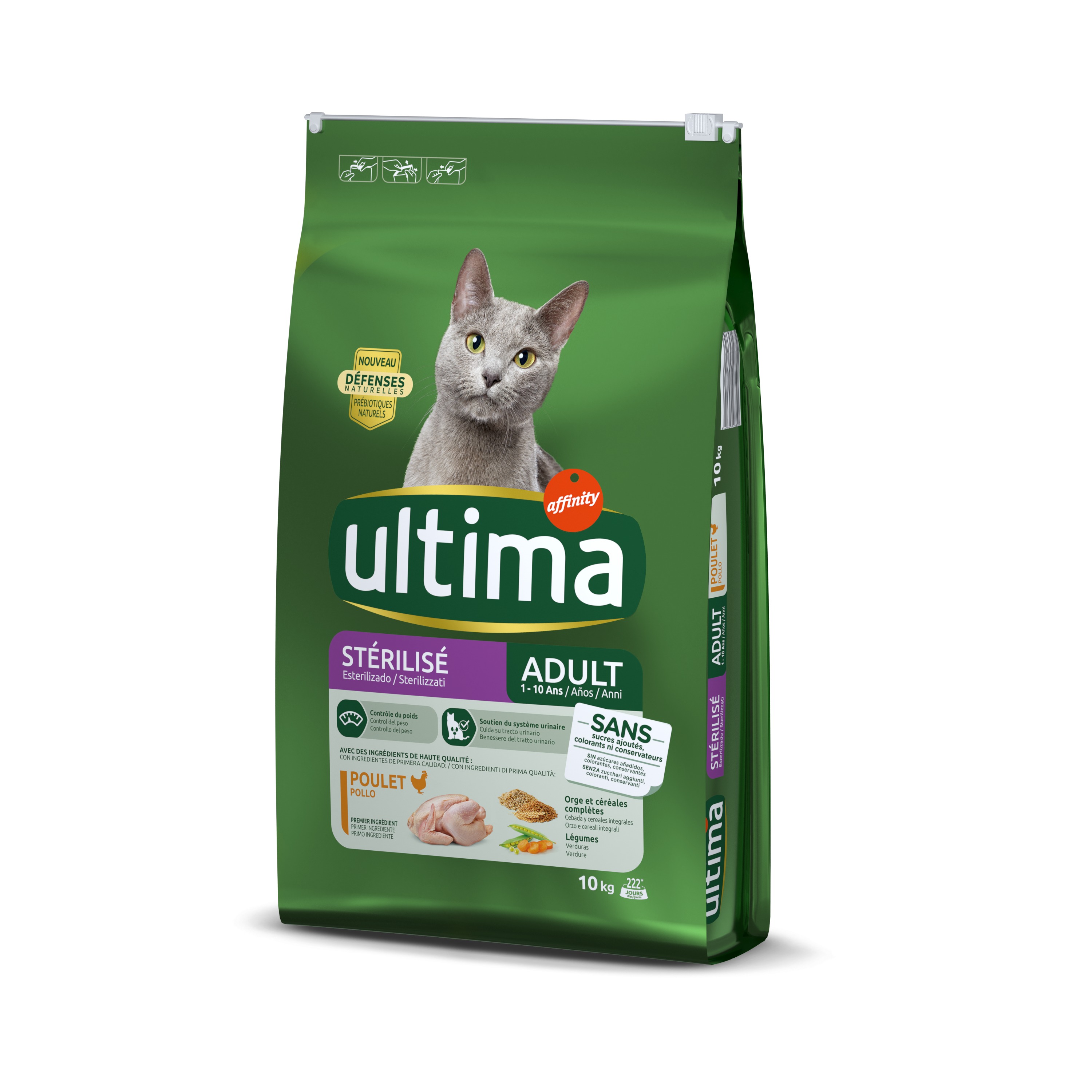 Affinity Ultima 3kg Ultima Cat Sterilized Kip & Gerst Kattenvoer