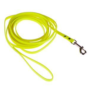 5 m lang, 1,3 cm breed - Heim BioThane Hondenriem Neon-Geel