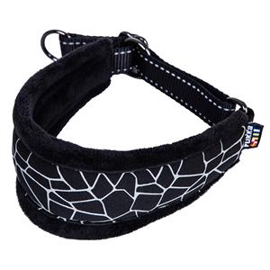 Rukka Pets Rukka Cube Halsband Maat M 29-37cm Halsomvang, B65mm, Zwart Hond