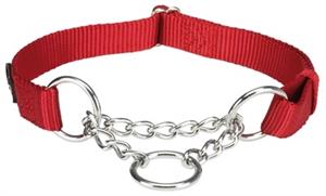 Trixie Premium semi-choke M-L: 35-50 cm/20 mm Rood