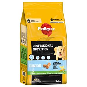 2x 12kg Pedigree Professional Nutrition Junior met Gevogelte & Groente hondenvoer droog