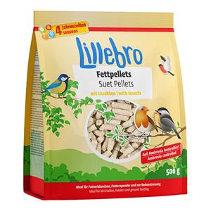 Lillebro 500g Vetbrokken met Insecten  Vetpellets Tuinvogels