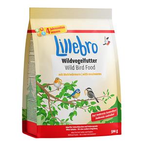 Lillebro Wild Vogelvoer met Meelwormen - 3 x 500 g