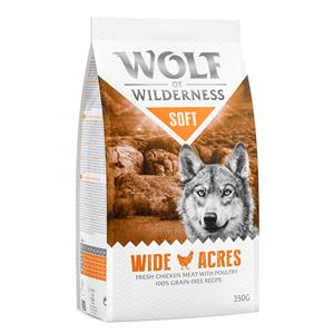 Wolf of Wilderness "Soft - Wide Acres" - Kip Hondenvoer 350 g