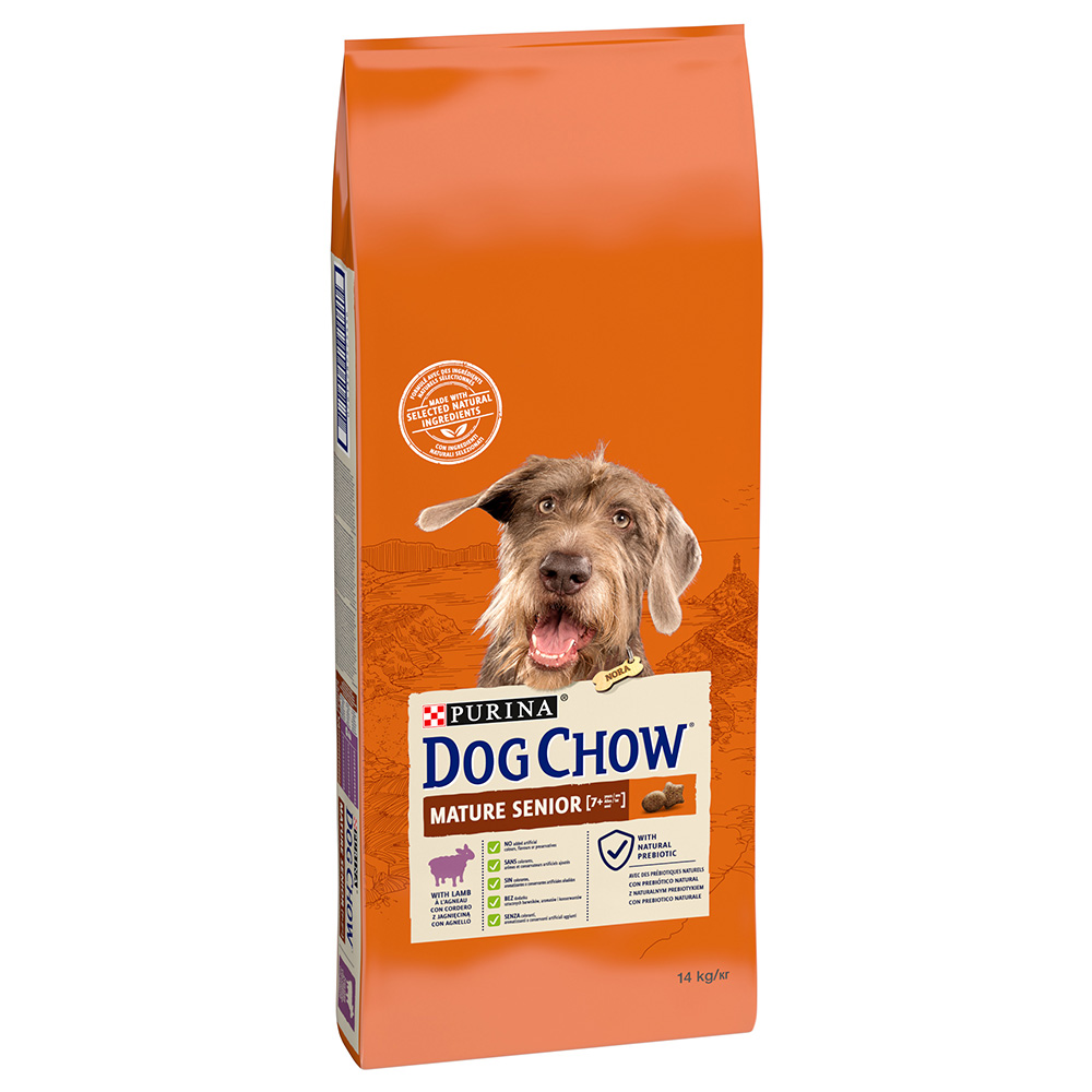 Dog Chow 14kg Senior Lam -  Hondenvoer