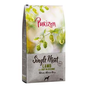 12kg Single Meat Adult Lam met Erwten Purizon Hondenvoer