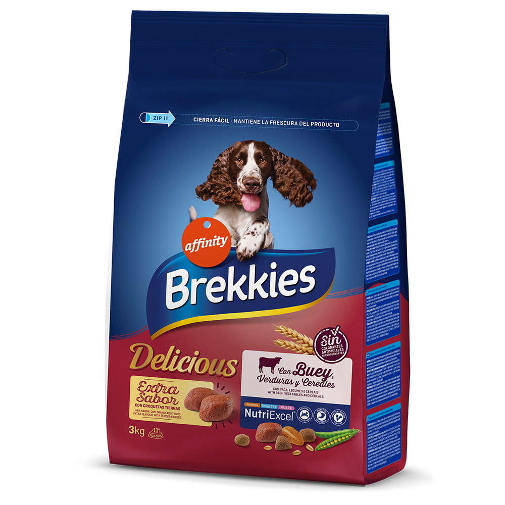 Affinity Brekkies Brekkies Delicious Rund - 3 kg