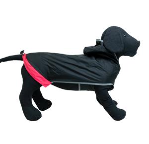 jackandvanilla Jack & Vanilla Hondenregenjas - Zwart - Reflecterend - 45 cm