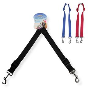 Nobleza Hondenriem splitter - Lengte verstelbaar - Lengte 2x49 cm