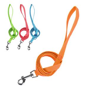 Nobleza Hondenriem - Plat - Nylon - Stippen - Lengte 120 cm - Breedte 2 cm