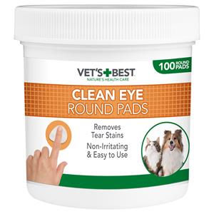 Vet's Best 100 Pads Oogpads  Clean voor Honden