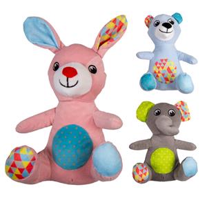 jackandvanilla Jack and Vanilla Puppyspeelgoed - Knuffelbeer met piep