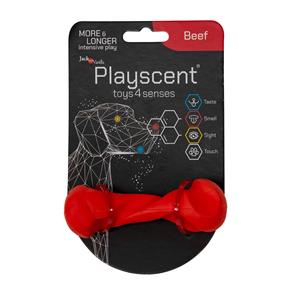 jackandvanilla Hondenspeelgoed rubber bot gedraaid rund