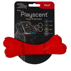 jackandvanilla Hondenspeelgoed rubber kauwbot 16 cm rund