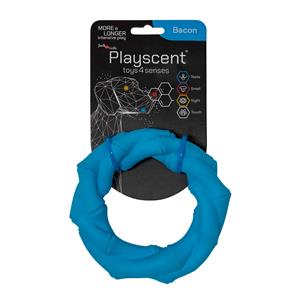 jackandvanilla Hondenspeelgoed rubber ring 14 cm Bacon