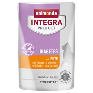 Animonda Integra 48x 85g  Protect Adult Diabetes Kalkoen natvoer voor katten