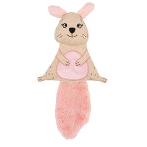 jackandvanilla Jack and Vanilla Hondenspeelgoed - Knuffel met knisper - Gerecycled - Konijn - 40 cm