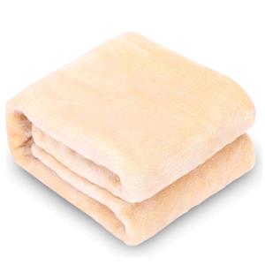 Nobleza Deken voor huisdieren - Microvezel - Beige - Maat S - 100x160 cm