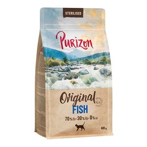 2 x 400 g Purizon Kattendroogvoer voor een probeerprijs! - Sterilised Adult Vis