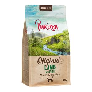 2 x 400 g Purizon Kattendroogvoer voor een probeerprijs! - Sterilised Adult Lam met Vis
