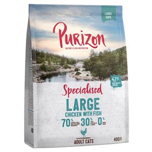 Purizon 400g Large Adult Kip & Vis  Kattenvoer droog