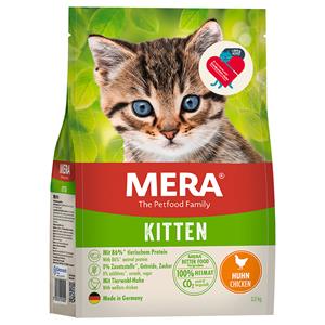 mera Cats Kitten Kip Kattenvoer - 2 kg + 200 g gratis