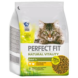 2,4kg Natural Vitality Kip & Kalkoen Perfect Fit Kattenvoer