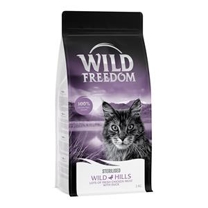 Wild Freedom Adult "Wild Hills" Sterilised Eend – Graanvrij Kattenvoer - 2 kg