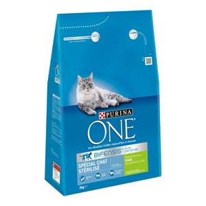 2x3kg Gesteriliseerde Kalkoen PURINA ONE - Kattenvoer