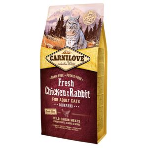 Carnilove Vers Adult Kip, Konijn voor Katten - 6 kg