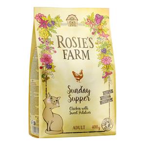 400g Rosie's Farm Adult Kip met Zoete Aardappel Kattenvoer droog