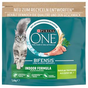 1,4kg Purina ONE Indoor Formula Droog Kattenvoer