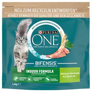 Purina One 1,4kg  Indoor Formula Droog Kattenvoer