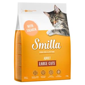 4kg Adult XXL-brokken met Zalm Smilla Kattenvoer