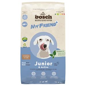 12 kg My Friend+ Dog Junior & Active hondenvoer droog