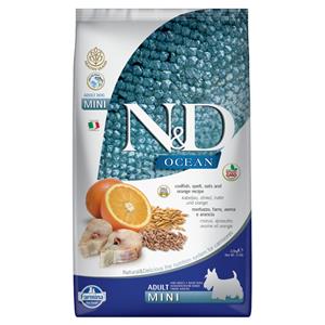 N&D Ocean Dog 2,5kg Ocean Adult Mini Kabeljauw en Sinaasappel Farmina N&D