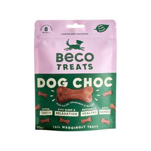 BecoPets Beco Treats - Dog Choc met Carob, Kamille & Quinoa