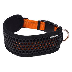 Icepeak Pet Comb halsband, oranje maat S: 25 - 35 cm halsomvang, 50 mm breed hond